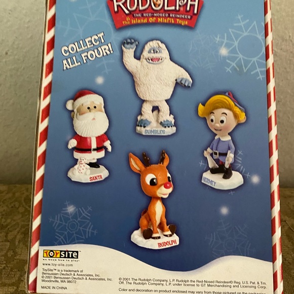 Bumbles Bobblehead + Kurt Adler Mini Ornament Set.